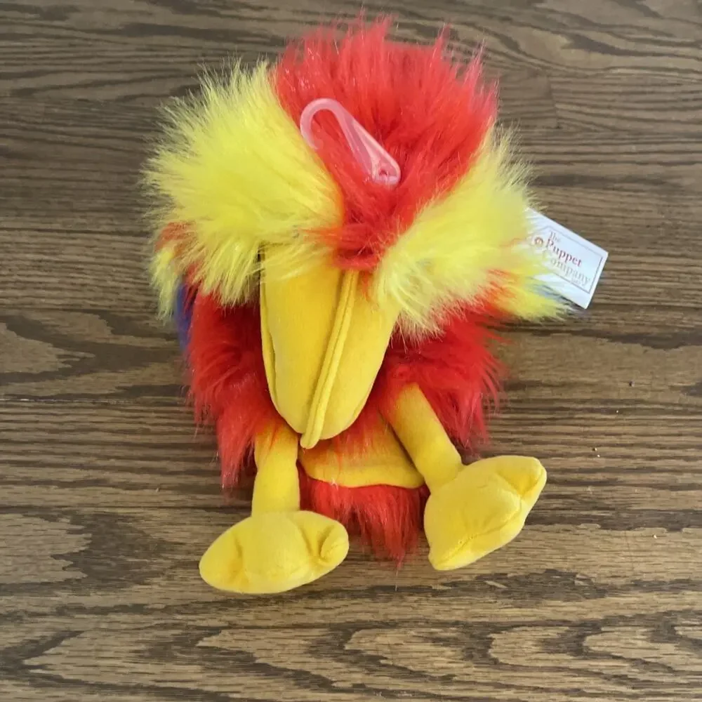 The Puppet Company Large Scarlet Red Macaw Parrot Bird Hand Puppet With Squawk